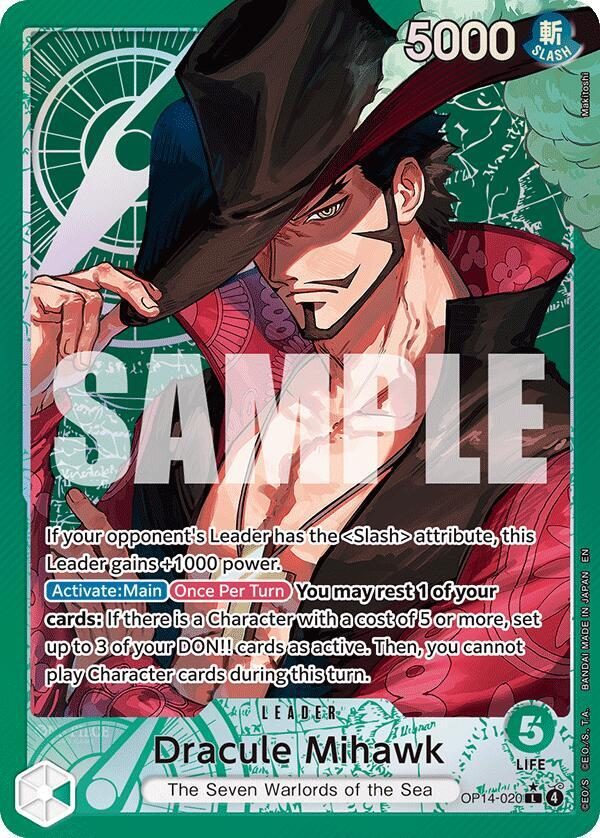 Carta Dracule Mihawk